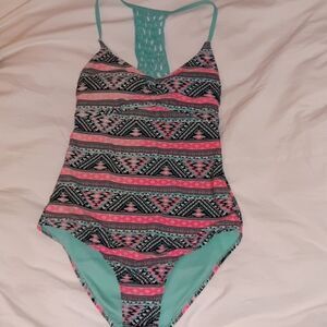 Island Soul One‎ Piece Swimsuit Racerback Medium Final Price